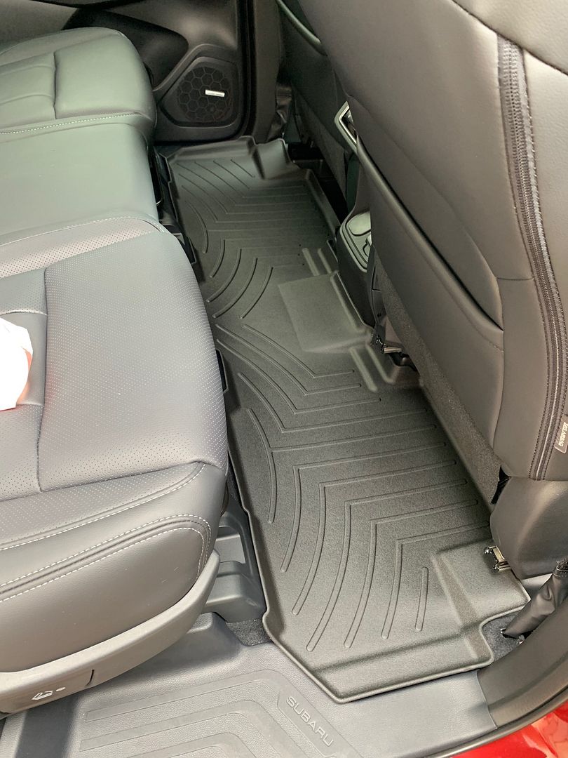 WeatherTech floor mats available immediately? Page 10 Subaru